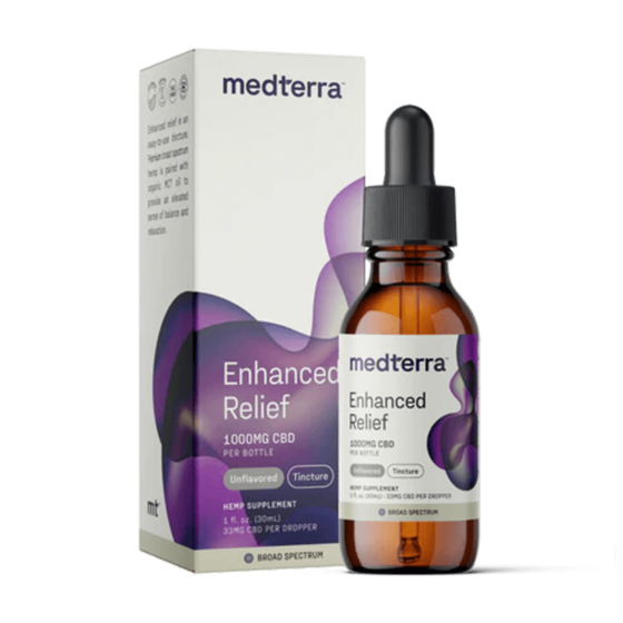 Broad Spectrum CBD Tincture - Unflavored - Medterra