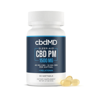 CBD Capsules + Melatonin for Sleep - 1500mg - cbdMD