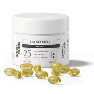 Green Roads - CBD Capsules - Isolate Original Caps - 25mg