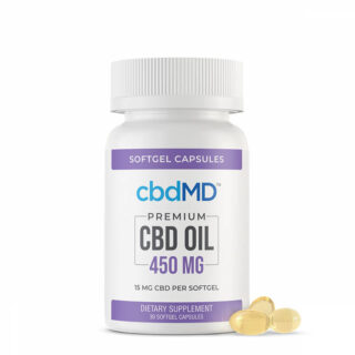 cbdMD - CBD Softgels - CBD Oil Softgel Capsules - 15mg-50mg