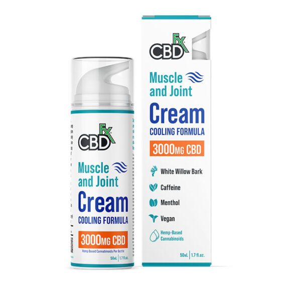 CBD Cream - Muscle & Joint Cooling Cream - 3000mg