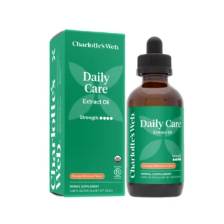 Charlotte's Web Full Spectrum CBD Daily Care Extract Oil Orange Blossom 60mg