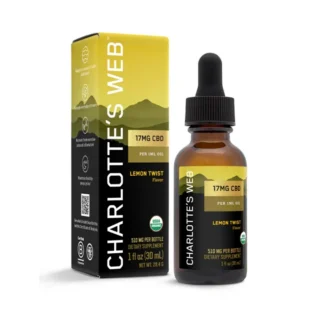 Charlotte's Web Full Spectrum CBD Daily Care Extract Oil Lemon Twist 17mg