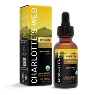 Charlotte's Web Full Spectrum CBD Daily Care Extract Oil Lemon Twist 60mg