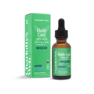 Charlotte's Web Full Spectrum CBD Daily Care Extract Oil  Mint Chocolate 17mg
