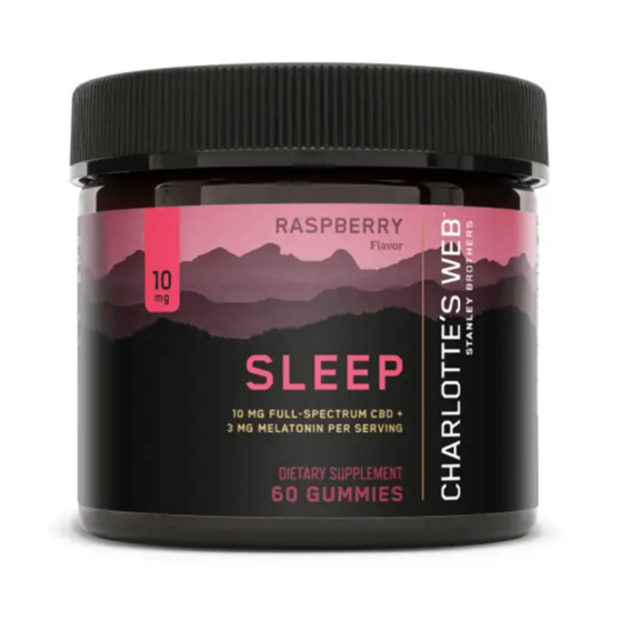 Hemp Extract CBD Gummies for Sleep - Raspberry - Charlotte's Web