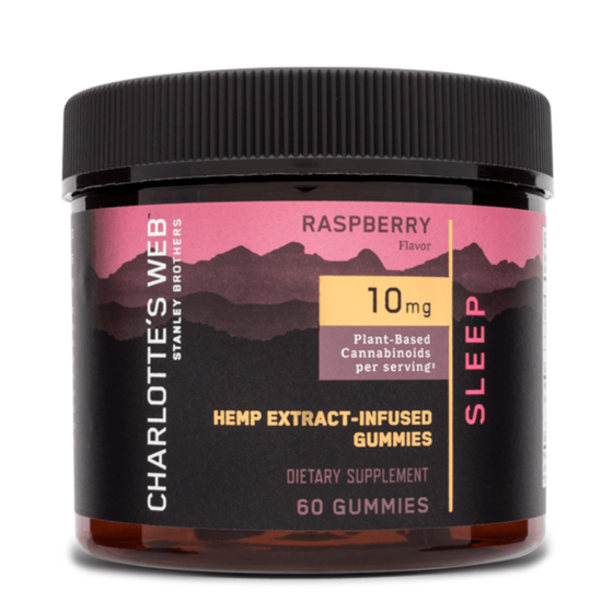 Hemp Extract CBD Gummies for Sleep - Raspberry - Charlotte's Web