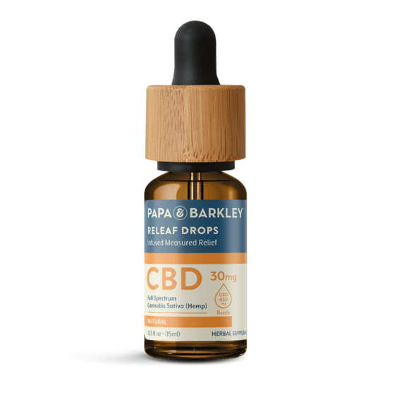Papa & Barkley - CBD Tincture - Releaf Drops Natural - 450mg-900mg