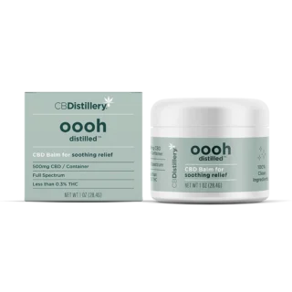 CBDistillery oooh Distilled Full Spectrum CBD Soothing Relief Balm – 500MG – 1 oz