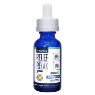 Relief + Relax Broad Spectrum CBD Oil Tincture - CBDistillery