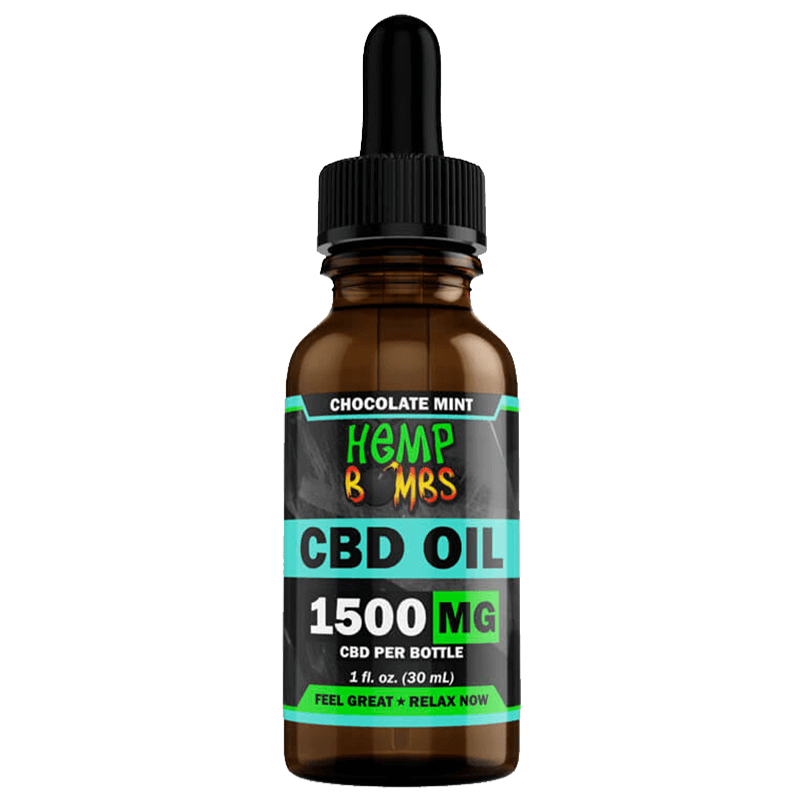 Broad Spectrum CBD Oil Tincture - Chocolate Mint - Hemp Bombs - Image 3