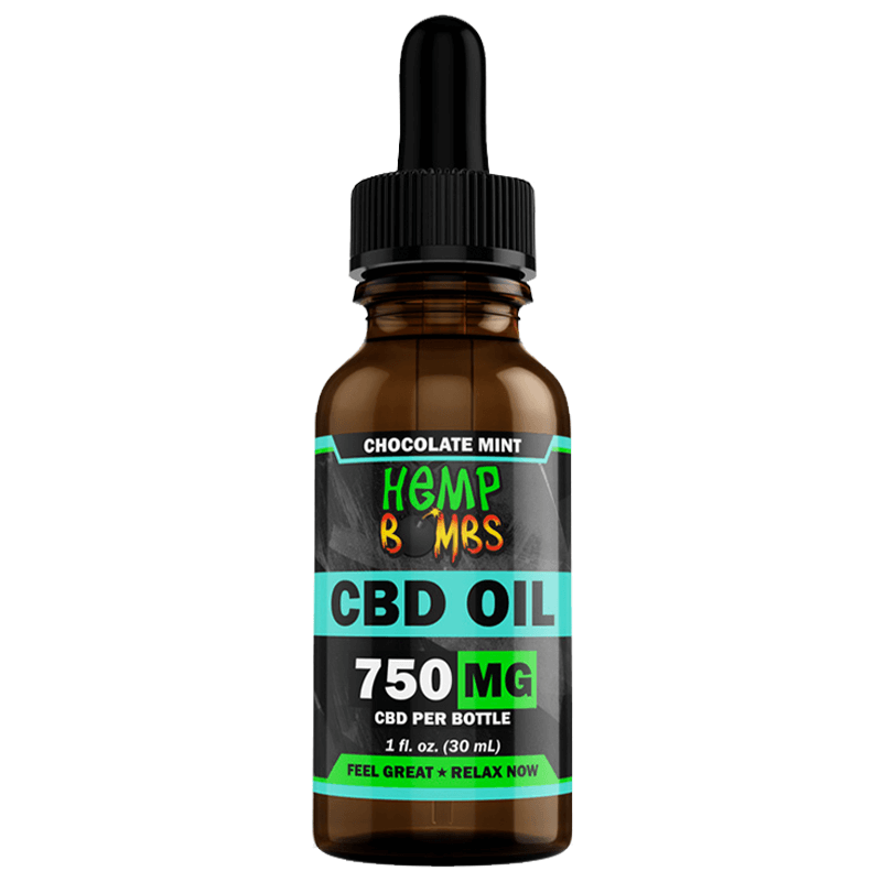 Broad Spectrum CBD Oil Tincture - Chocolate Mint - Hemp Bombs - Image 2