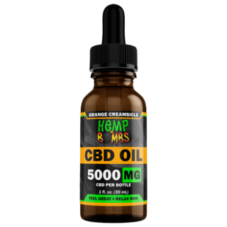 Broad Spectrum CBD Oil Tincture - Orange Creamsicle -  Hemp Bombs