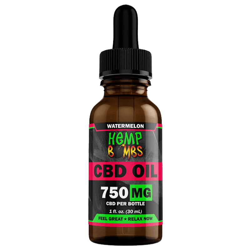 Broad Spectrum CBD Oil Tincture - Watermelon - Hemp Bombs - Image 2