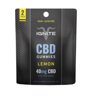 CBD Gummies - Isolate Lemon CBD Gummies - 20mg - By Ignite CBD