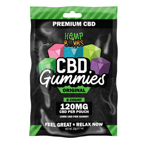 Original CBD Gummies - Assorted Fruit Flavors - Hemp Bombs
