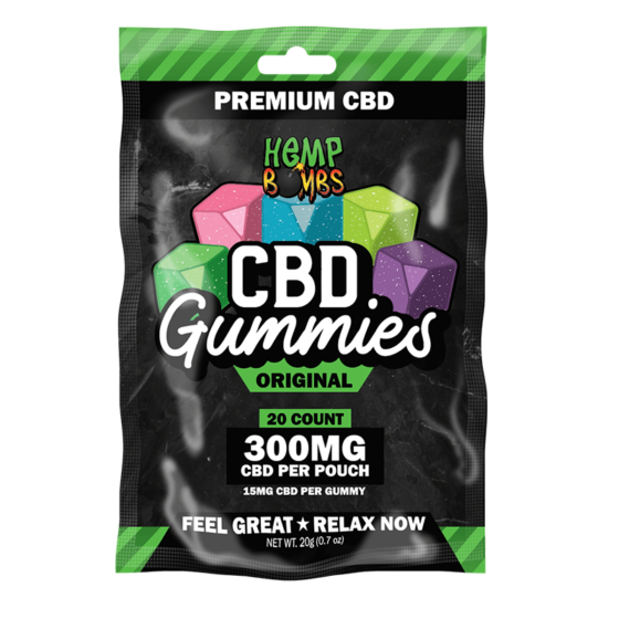 Original CBD Gummies - Assorted Fruit Flavors - Hemp Bombs