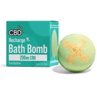 CBD Bath Bomb - Recharge Eucalyptus - 200mg - By CBDfx