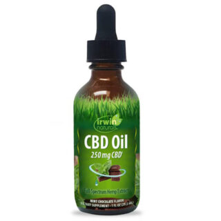 Full Spectrum CBD Oil Tincture - Mint Chocolate - Irwin Naturals