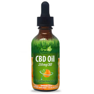 Irwin Naturals - CBD Tincture - Full Spectrum Tangerine Oil - 250mg