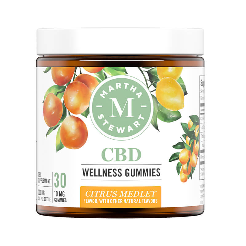 CBD Gummies for Wellness Citrus Medley Martha Stewart