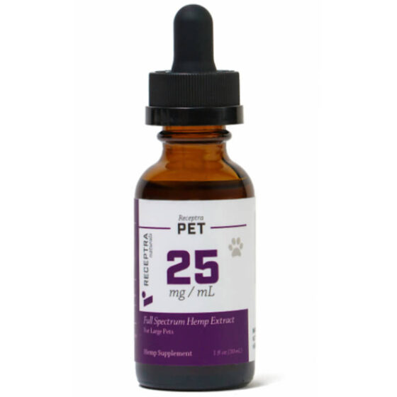 Receptra Naturals - CBD Pet Tincture - Full Spectrum - 16mg-25mg
