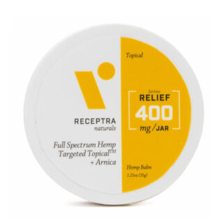 Receptra Naturals - CBD Topical - Full Spectrum Balm + Arnica - 400mg-800mg