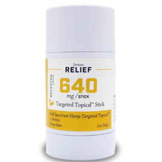 Receptra Naturals - CBD Topical - Full Spectrum RELIEF Stick - 640mg