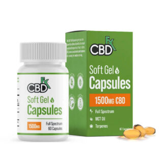 CBD Capsules - Full Spectrum CBD Soft Gels - 25mg - By CBDfx