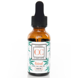 Canna Comforts - CBD Tincture - Isolate Natural Oil - 1000mg