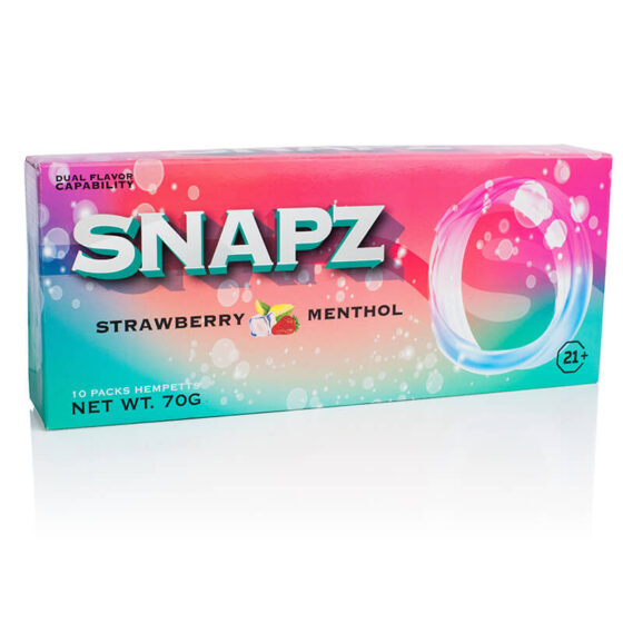 SNAPZ - Hemp Flower - Strawberry Menthol Hemp Smokez