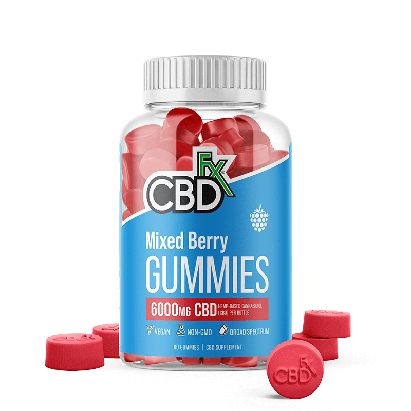 Mixed Berry CBD Gummies - CBDfx - 6000mg