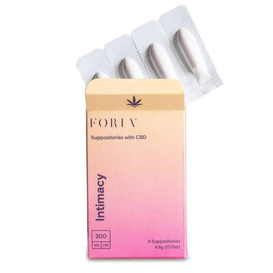 Foria Wellness - CBD Topical - Intimacy Suppositories - 200mg