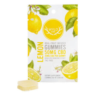 CBD Gummies - Lemon CBD Gummies - 25mg - By Wyld CBD
