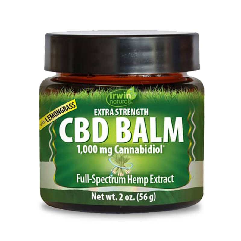 Extra Strength Full Spectrum CBD Balm with Lemongrass - Irwin Naturals