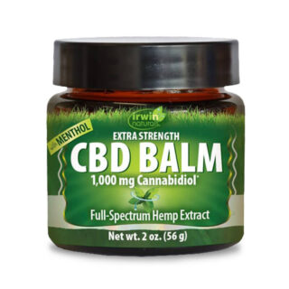 CBD Cream - Full Spectrum Menthol CBD Balm - 1000mg - By Irwin Naturals