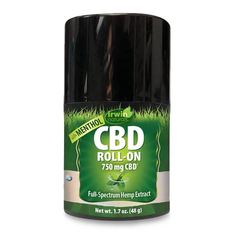 Full Spectrum CBD Roll-On with Menthol - Irwin Naturals
