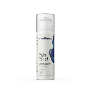 Medterra Pain Relief CBD Isolate Cream with Menthol 1000mg