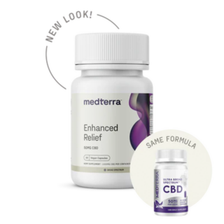Medterra Ultra Broad Spectrum CBD Capsules 50mg