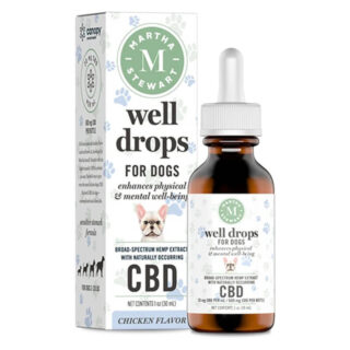 Martha Stewart - CBD Pet Tincture - Well Drops for Dogs - 600mg