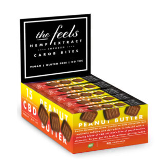 The Feels - CBD Edible - Peanut Butter Carob Truffley Treats - 15mg