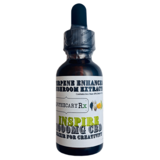 Inspire CBD Oil Tincture with Terpenes & Adaptogenic Mushroom - Apothecary Rx