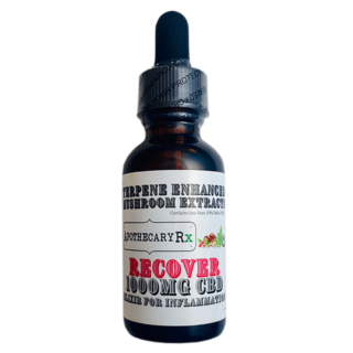 Recover CBD Oil Tincture with Adaptogenic Mushrooms - Apothecary Rx
