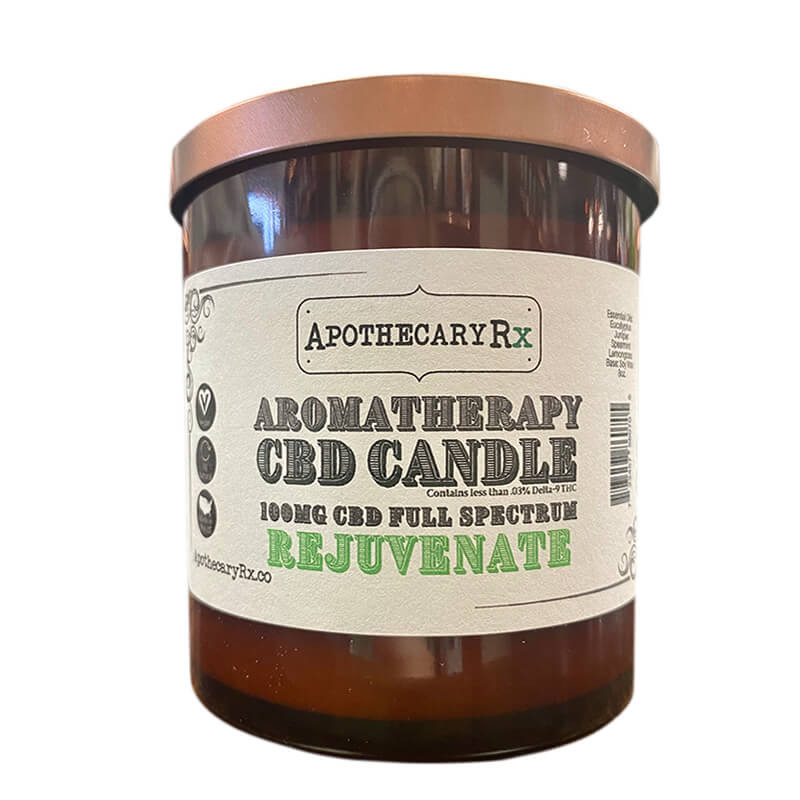 Full Spectrum CBD Candle - Rejuvenate - Apothecary Rx
