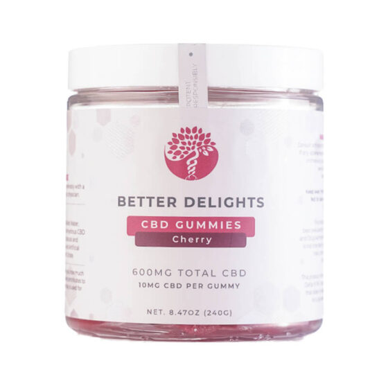 Creating Better Days - CBD Edible - Cherry Gummies - 300mg-600mg