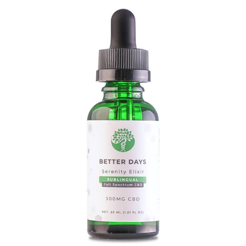 Creating Better Days - CBD Tincture - Full Spectrum Oil - 300mg-1250mg
