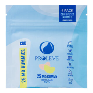 Proleve - CBD Edible - Isolate Gummy Slices 4 Count - 25mg-50mg