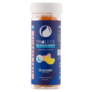 Nighttime Formula CBD Gummies - Assorted Fruit Flavors - Proleve