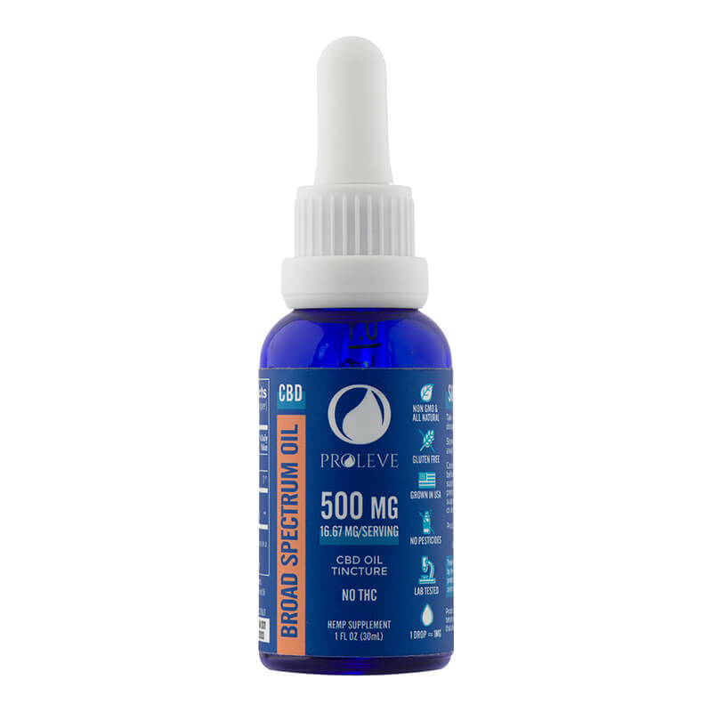 Broad Spectrum CBD Oil Tincture - Proleve - Image 5