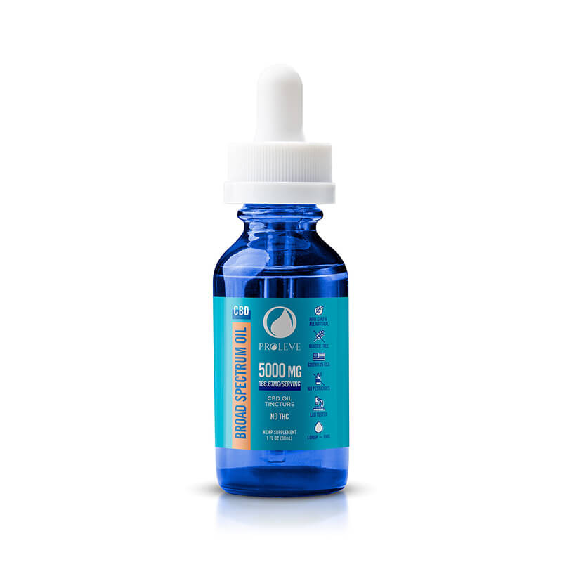 Broad Spectrum CBD Oil Tincture - Proleve - Image 3